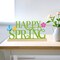 Metal Happy Spring Sign, Spring Decorations for Home, Office, Shelf, Mantel, Indoor, Spring Flower Decor, Spring Butterfly Table Top Party Decoration (Spring)